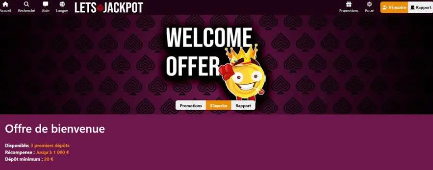 LetsJackpot Casino Review – Spellen, bonussen en functies image 1