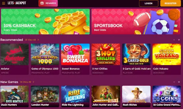LetsJackpot Casino Review – Spellen, bonussen en functies image 3